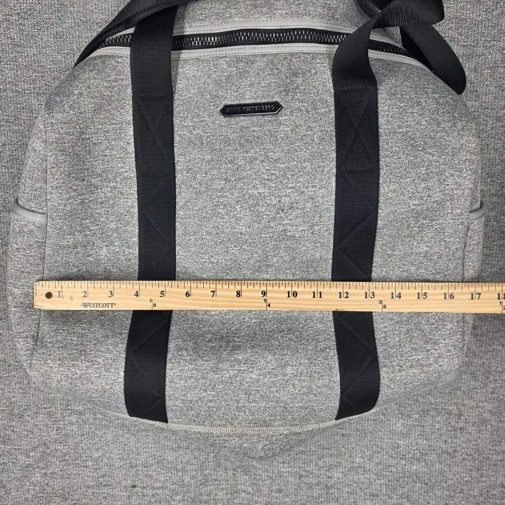 AIMÉE KESTENBERG NEOPRENE DUFFLE BAG – GRAY – TROLLEY SLEEVE – LARGE WEEKENDER